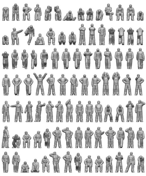 Navy Carrier Personnel & Pilots Model Kit