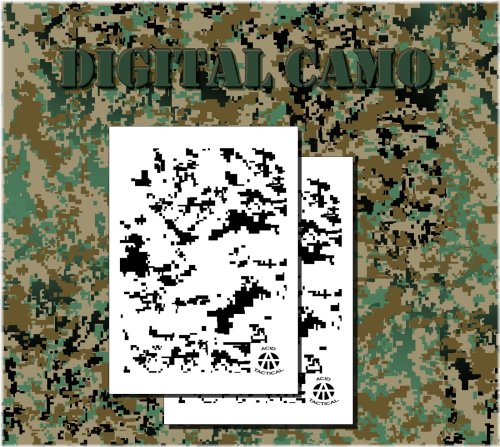 Camouflage Stencils Set