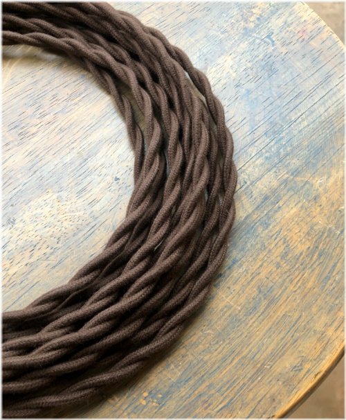 Vintage Twisted Cotton Covered Wire