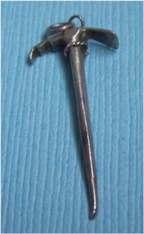 Silver Miner's Relic Charm