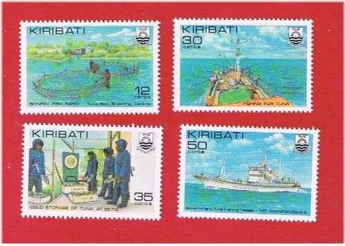 Kiribati Fishing Stamps