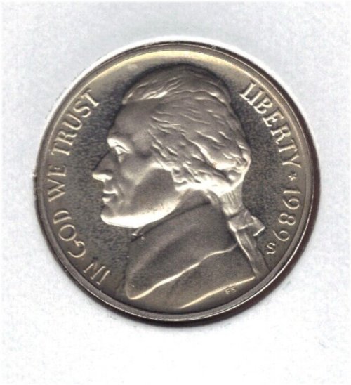 1989-S Proof Jefferson Nickel