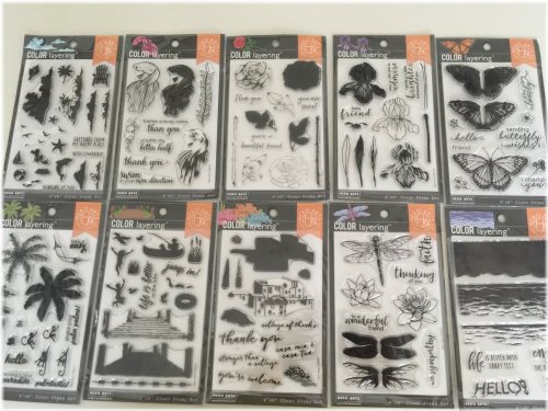Color Layering Clear Stamps Set