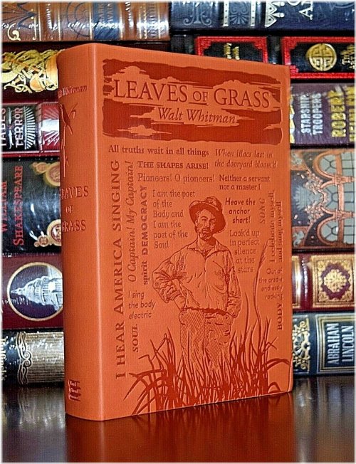 Leaves of Grass by Walt Whitman Deluxe Soft Leather Edition