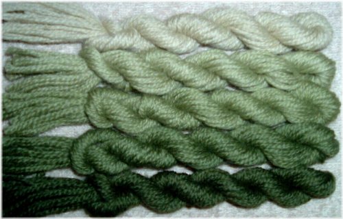 Green Apple Meadows Wool Yarn