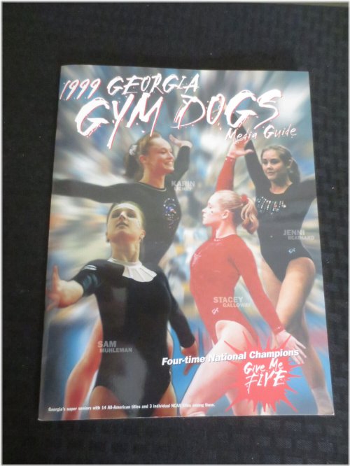 Georgia Gym Dogs 1999 Gymnastics Program/Yearbook