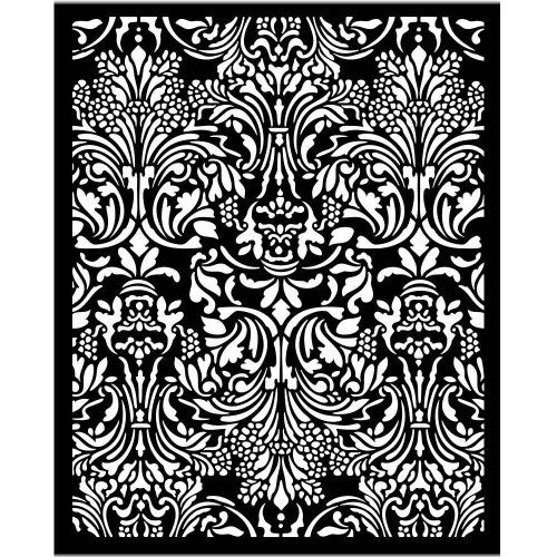 Fantasy Damask Crafting Stencil
