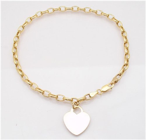 Golden Heart Anklet