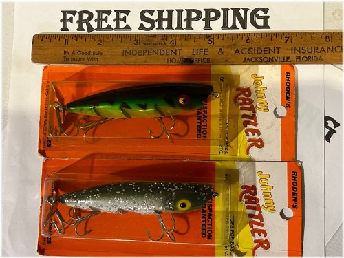 Rhoden’s Johnny Rattler Vintage Topwater Fishing Lures