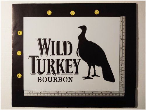 Wild Turkey Bourbon Custom Stencil