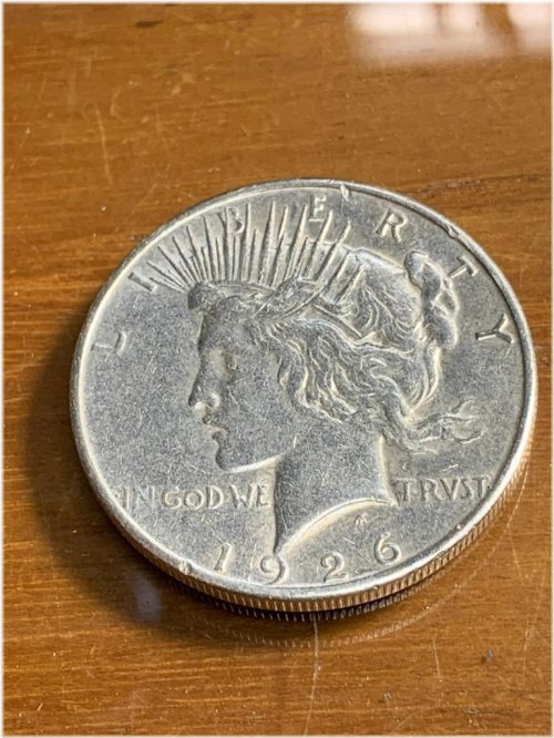 1926-S Peace Dollar in VF+ Condition