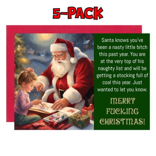 Cheeky Holiday Greeting Card Set