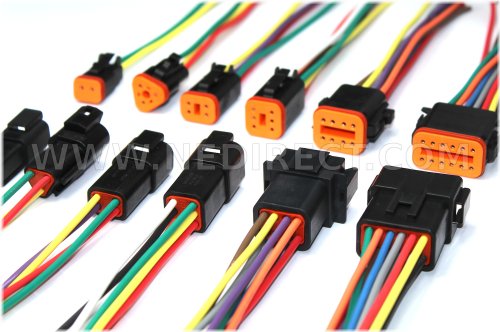 Midnight Assembly Connector Kit for Various Wire Gauges and Pin Configurations