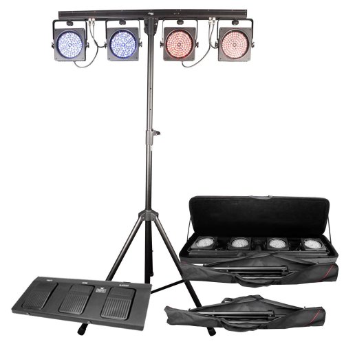 QuadLight Wash System with Tripod and Accessories