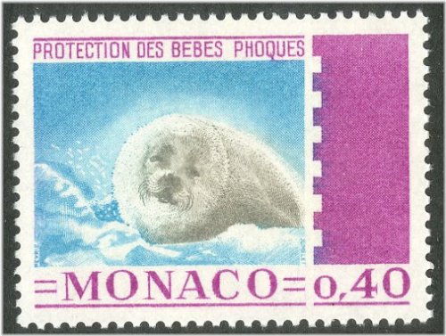 Monaco Baby Fur Harp Seal Stamp