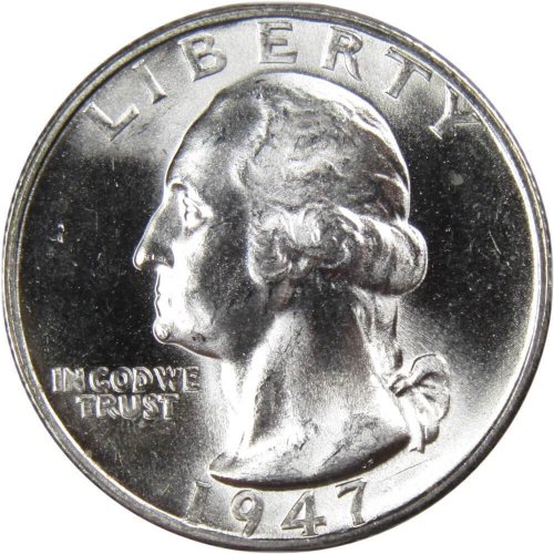 Silver Washington Quarter - 1947 Mint State Coin