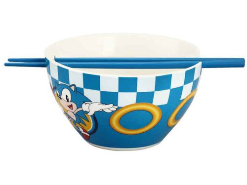 Checkered Ceramic Ramen Bowl