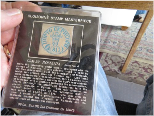 Cloisonne Stamp Masterpiece - United States Scott No. 2