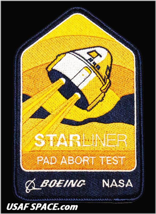 Starliner Pad Abort Test NASA 5" Space Patch