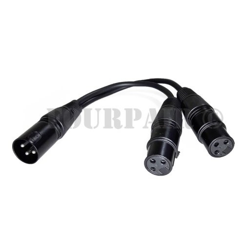 SplitFlex 3-Pin XLR Y-Adapter Cable