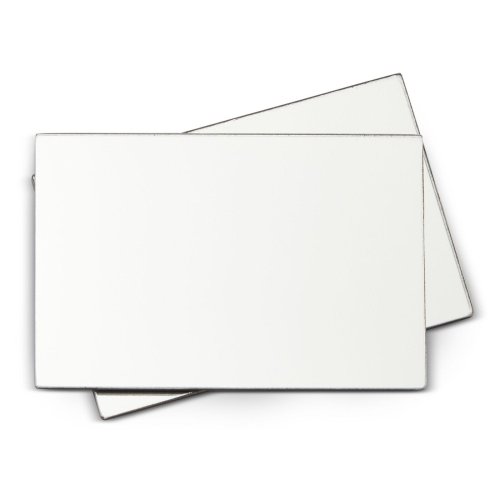 Magnetic Locker Mirror Set with Rounded Corners