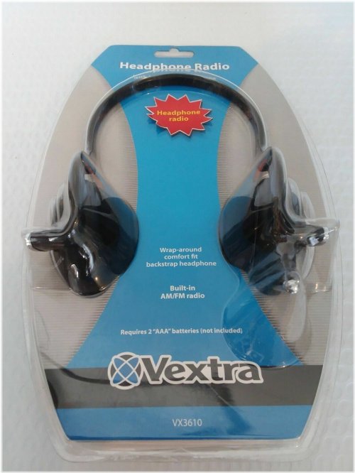 Walkman Radio Headphones by Vextra VX3610