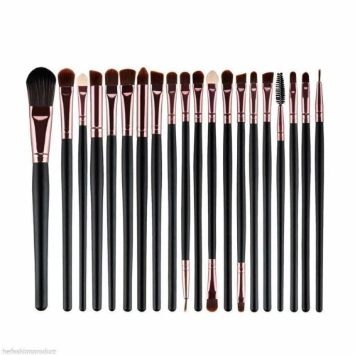 Complete Cosmetic Brush Set: 20 Professional-Grade Brushes for Flawless Makeup Application