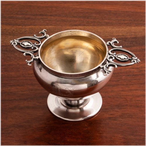 Heartwrought Coin Silver Salt Cellar