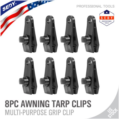 SecureHold Tarp Clips and Clamps Set