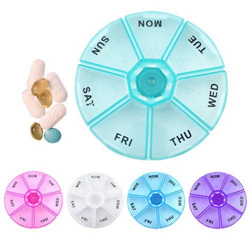 MediMate Weekly Pill Organizer