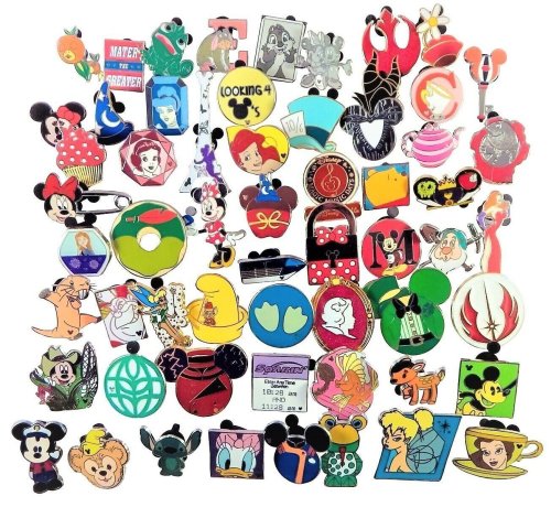 Magical Mystery Pin Collection - 100 Unique Disney Trading Pins