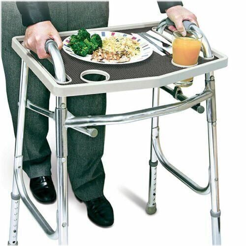 North American Tray Table with Non-Slip Grip Mat