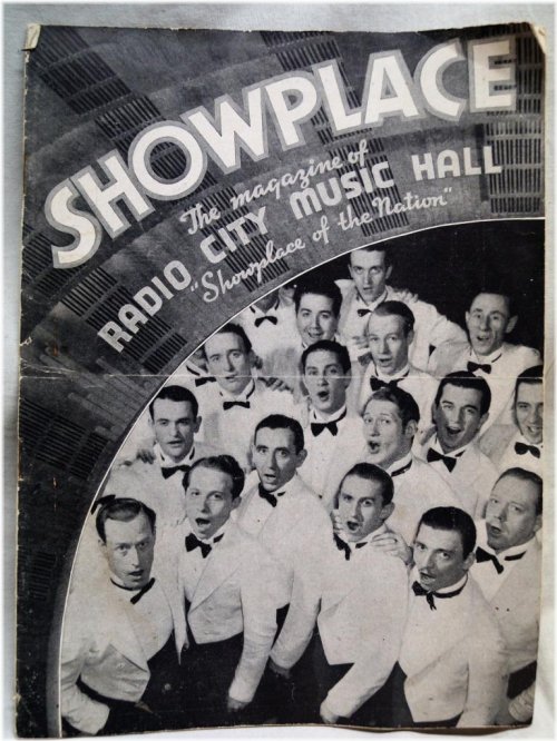 Showplace Chronicles: Vintage Brochures of NYC's Radio City Music Hall 1938 Shows