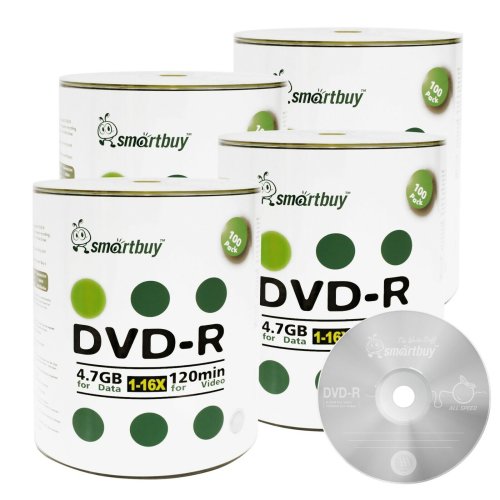 SmartBuy Recordable DVD-R Discs (400-Pack)