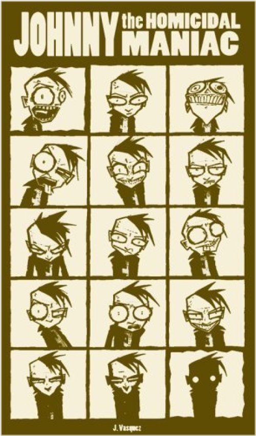 Gothic Comic Art Poster by Jhonen Vasquez