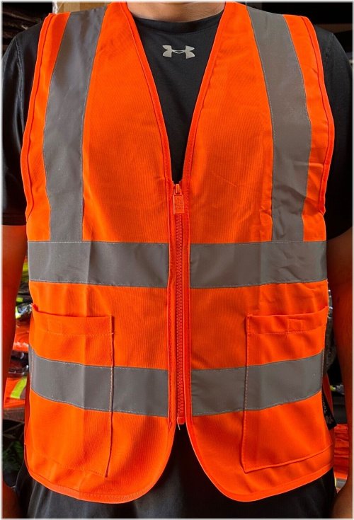 Orange Crew Safety Vest