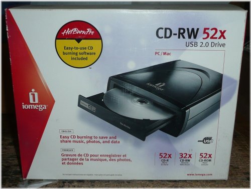 USB CD-RW Optical Drive - CDRW55292EXT