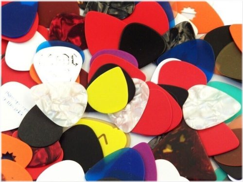 Harmony Picks - 500 Piece Set of Assorted 351 Style Guitar Picks