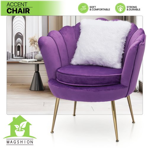 Velvet Tufted Armchair