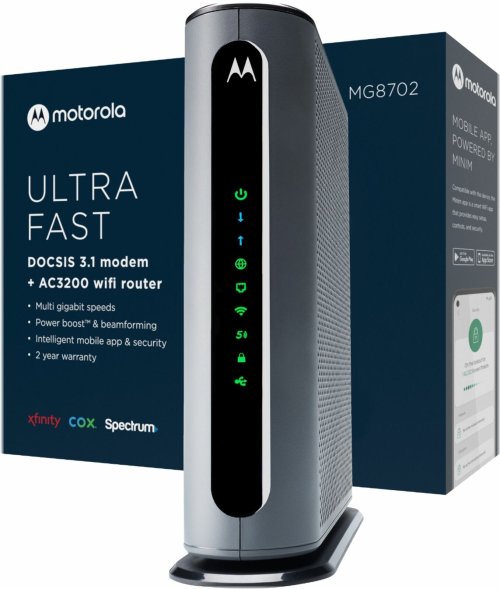 StreamLink 32x8 High-Speed Modem + AC3200 Router by Motorola