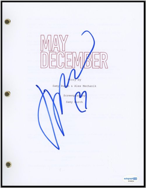 May December" Full Script Autographed by Todd Haynes