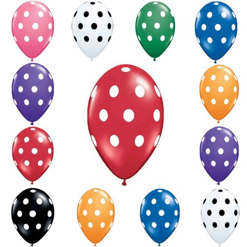 Chic Dots Metallic Balloons Set