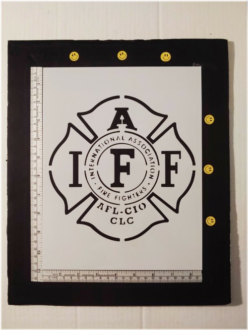 Firefighter Stencil Set