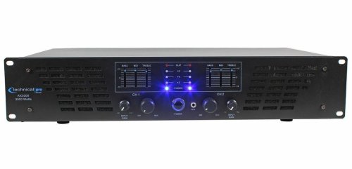 PowerMax EQ 3000 - 2 Channel Amplifier for Pro Audio Equipment