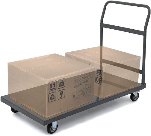 MaxLoad Heavy-Duty Platform Cart with Swivel Wheels