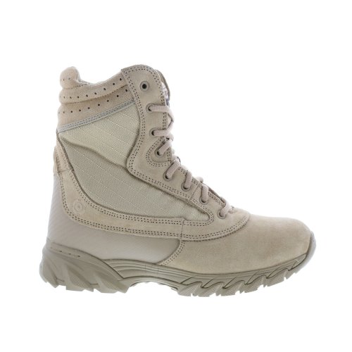 Chase 9” Side-Zip Brown Suede Tactical Boots