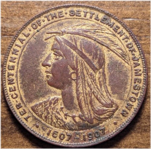 Jamestown Tercentennial Commemorative Bronze Medal