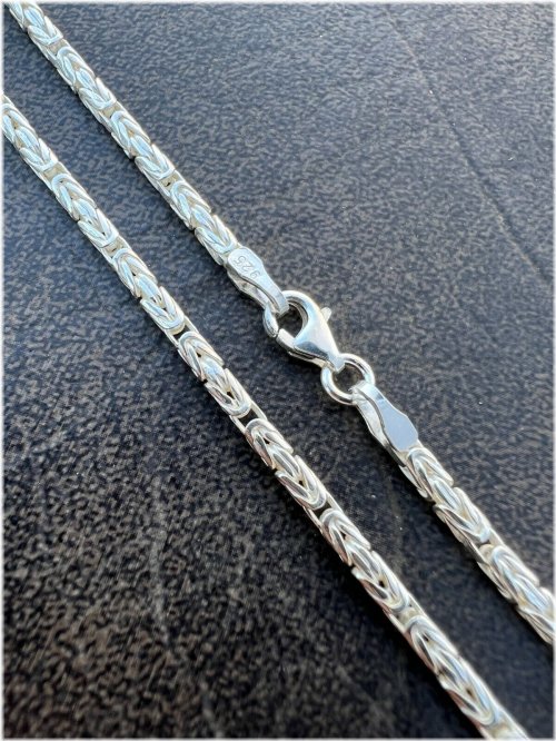 Majestic Silver Rope Necklace for Men