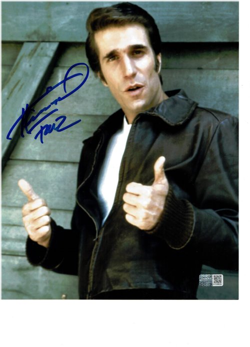 The Fonz's Signature 8x10 Photo with Steiner Hologram