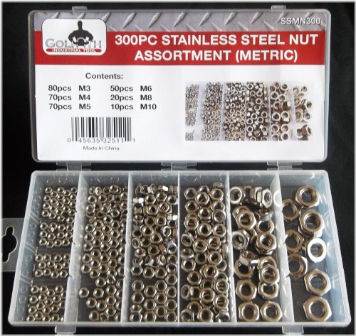 Stainless Steel Metric Nut Assortment Set